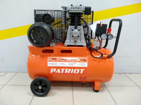 Компрессор ременной  patriot PTR 50-360I