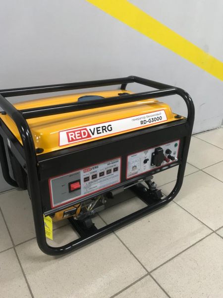 Бензиновый генератор RedVerg RD-G3000, (3000 Вт)