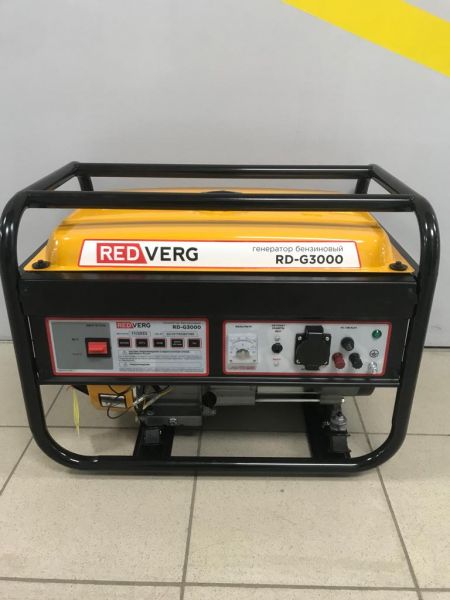 Бензиновый генератор RedVerg RD-G3000, (3000 Вт)