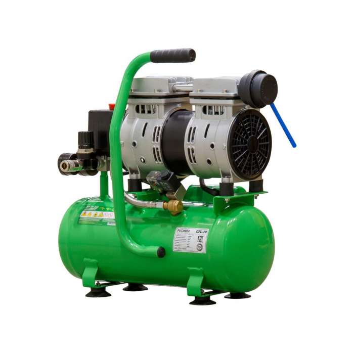 Компрессор безмасляный Eco AE-10-OF1, 10 л, 0.7 кВт