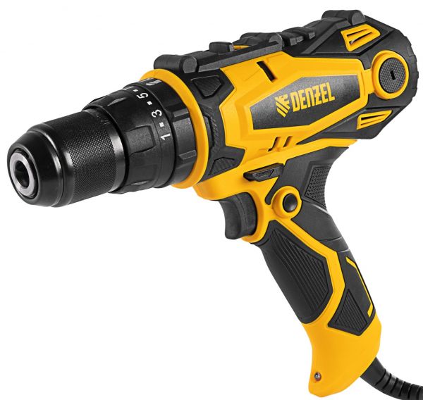 Шуруповерт дрель ударный сетевой Denzel ISD-300-13