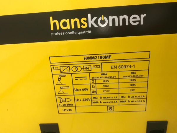 Аппарат плазменной резки Hanskonner HWM3060