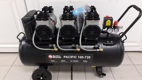 Компрессор безмасляный QUATTRO ELEMENTI PACIFIC 100-720