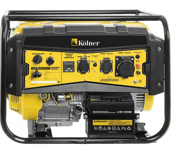 Бензиновый генератор Kolner 8500 Вт KGEG 8500EAМ