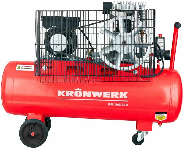 Компрессор ременной масляный Kronwerk KR 100/350