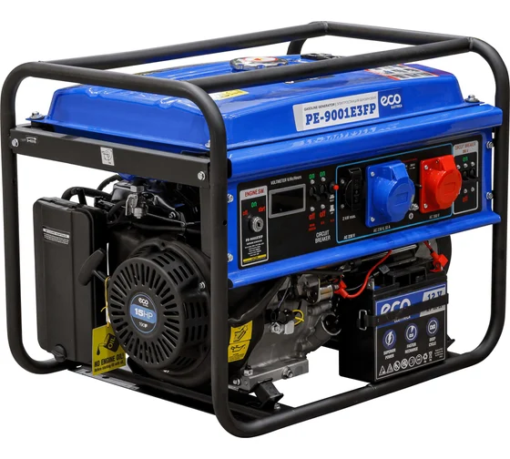 Бензиновый генератор ECO PE-9001E3FP