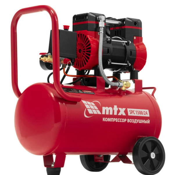 Компрессор малошумный MTX SPC 1500/24