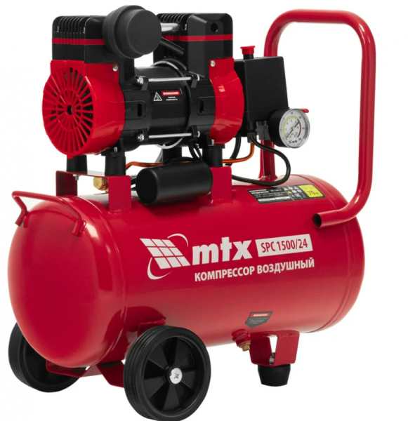 Компрессор малошумный MTX SPC 1500/24