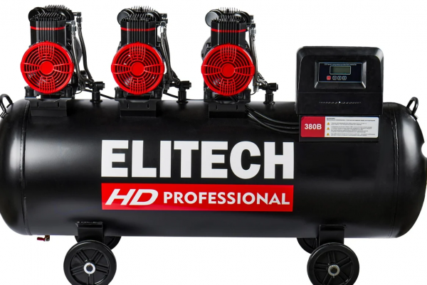 Малошумный компрессор Elitech ACF 900-200S HD