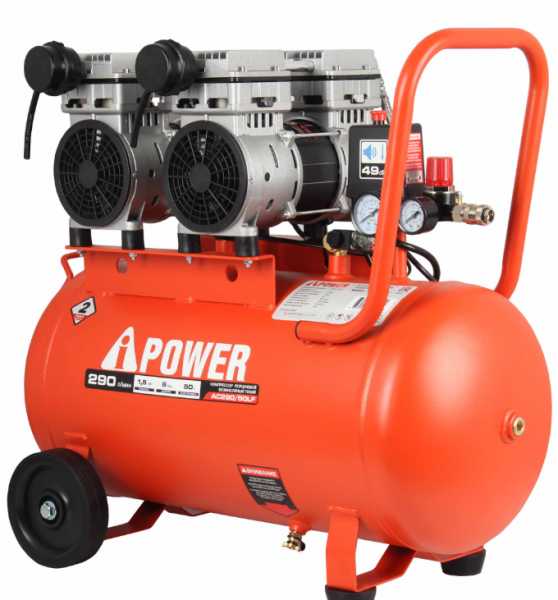 Компрессор поршневой безмасляный A-ipower AC 290/50 LF