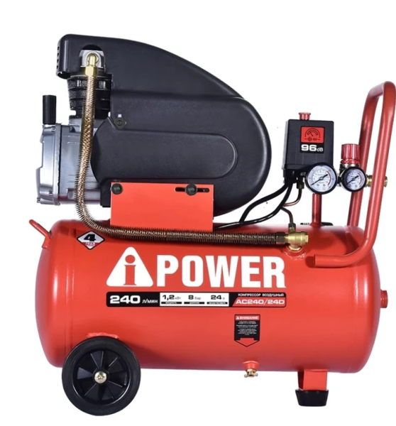 Компрессор поршневой масляный A-iPower AC 240/24 D