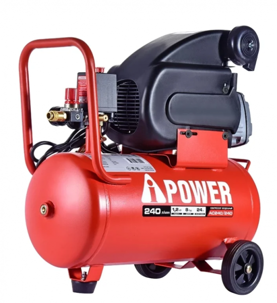Компрессор поршневой масляный A-iPower AC 240/24 D