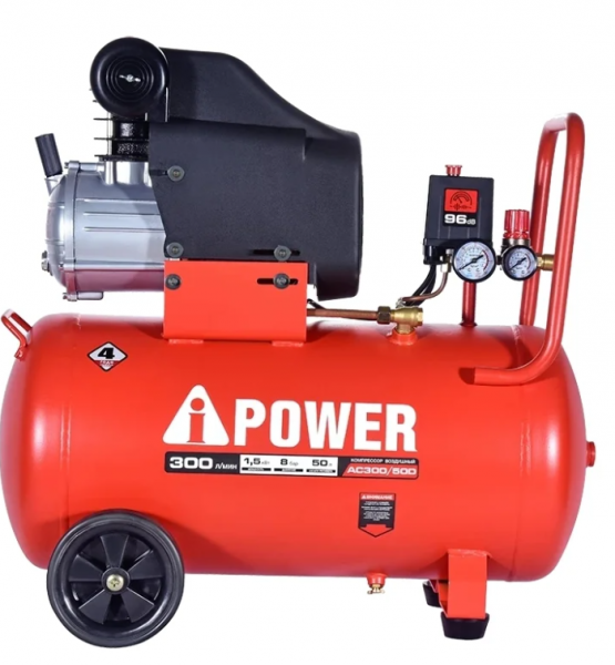 Компрессор поршневой масляный A-iPower AC 300/50 D