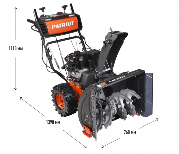 Снегоуборщик PATRIOT Сибирь 67 E