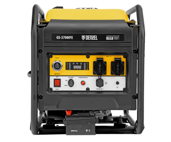 Генератор инверторный Denzel GS-3700iFE, 3,7 кВт